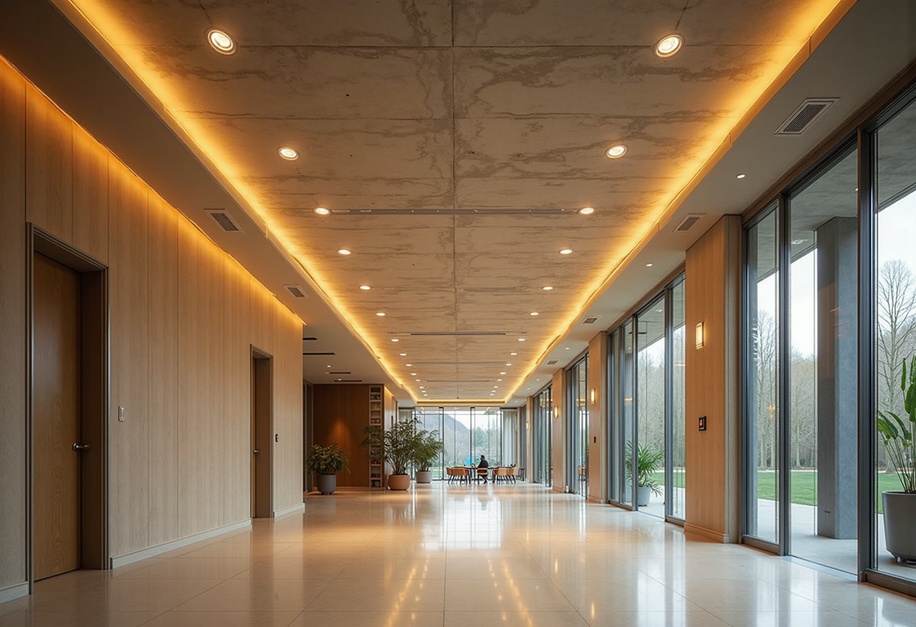 Recessed pot light layout