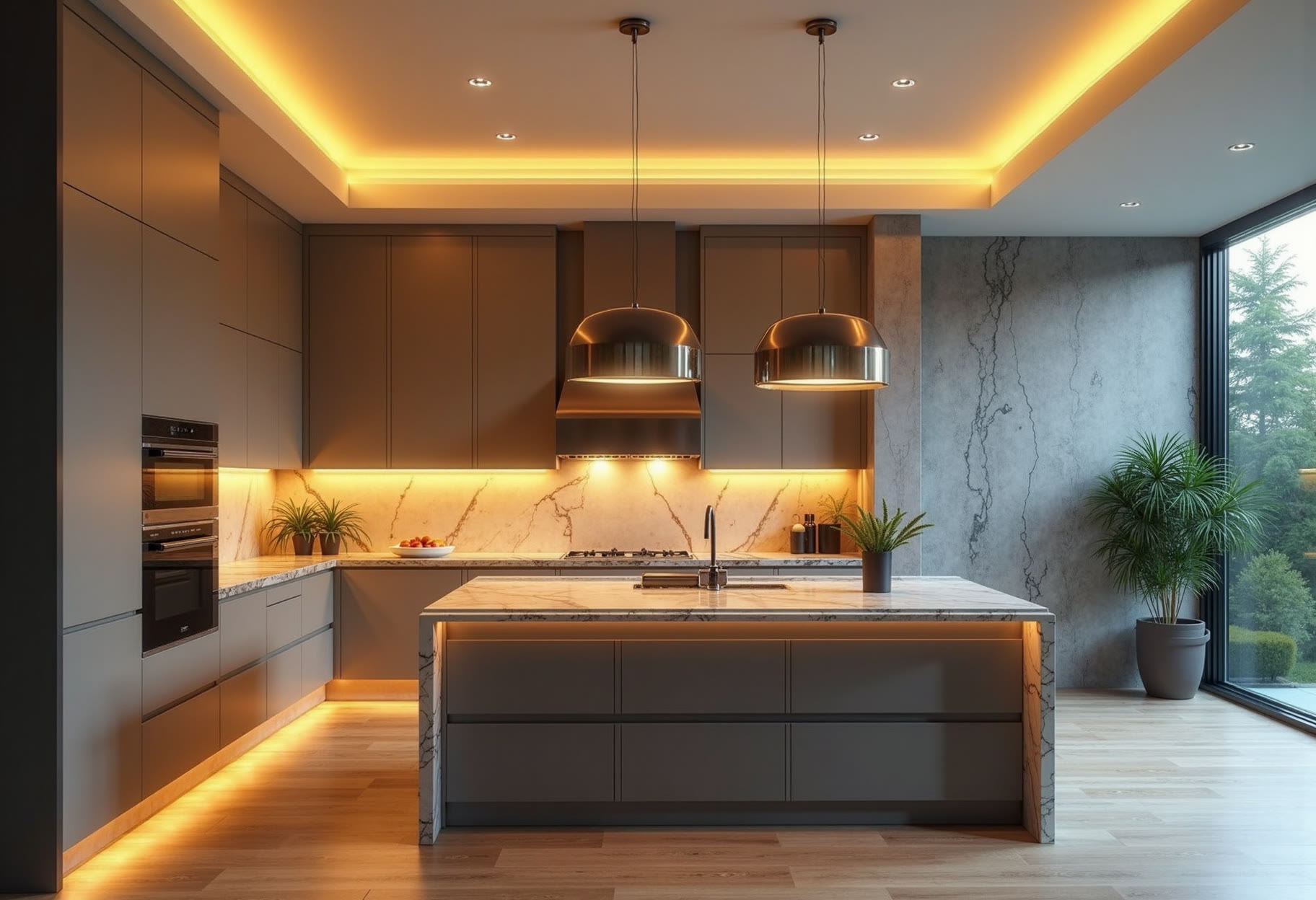Modern kitchen lighting